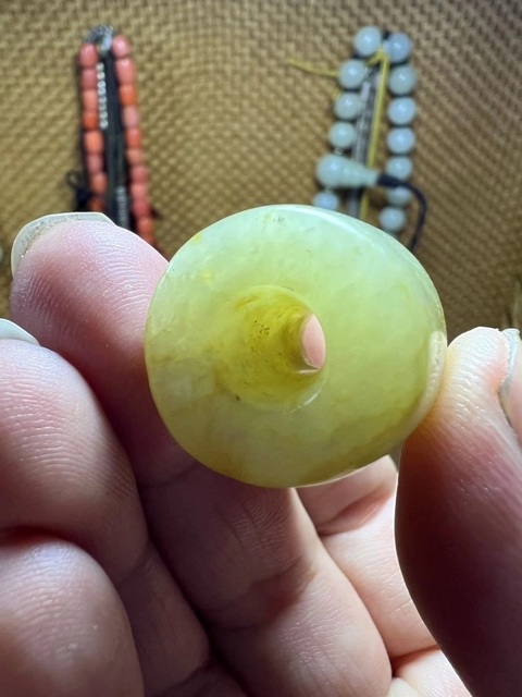古玩玉器玉勒子真品鑒賞圖