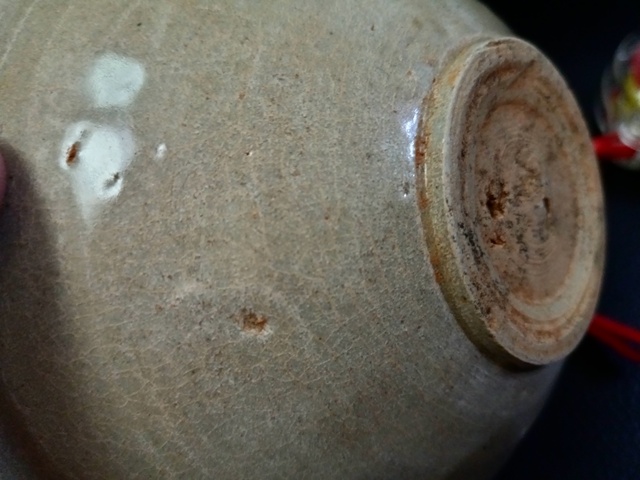 古玩陶瓷影青芒口圈足覆燒工藝碗真品鑒賞圖