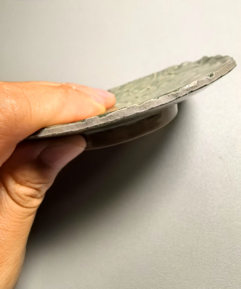 古玩陶瓷宋耀州窯印花盤標本真品鑒賞圖