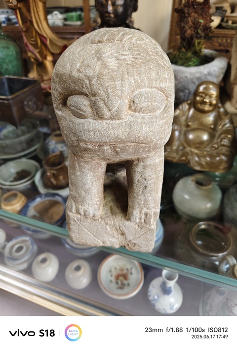 古玩雜項石獅子真品鑒賞圖