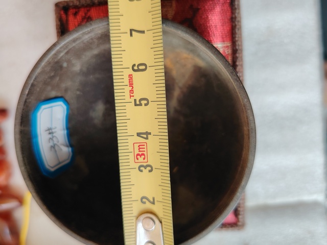古玩雜項銅缽銅磬一個拍賣,當前價格68元