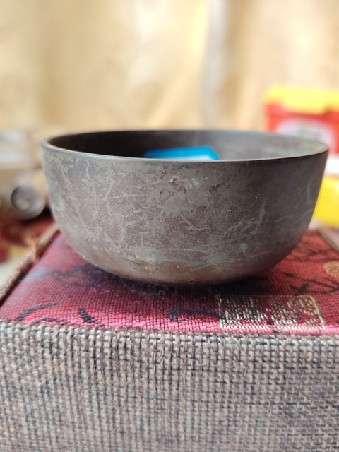 古玩雜項銅缽銅磬一個拍賣,當前價格68元
