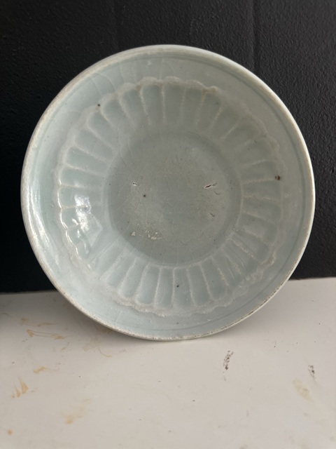 古玩陶瓷宋元。印花盤拍賣,當前價格1200元