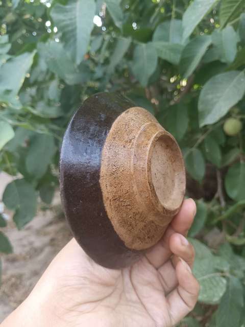 古玩陶瓷元末明初~窯變萬彩茶盞拍賣,當前價格3元