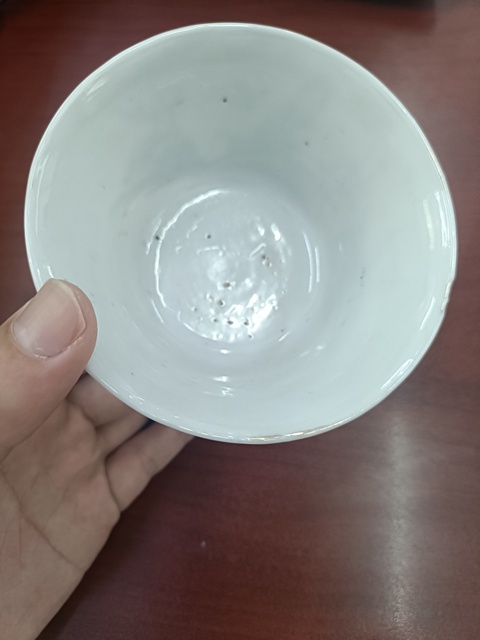 古玩陶瓷對弈圖粉彩杯真品鑒賞圖