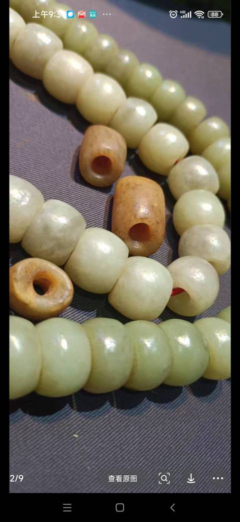 古玩玉器地方料珠串真品鑒賞圖