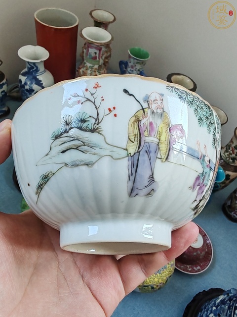 古玩陶瓷粉彩碗真品鑒賞圖