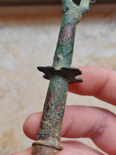 古玩銅器叉型銅件真品鑒賞圖
