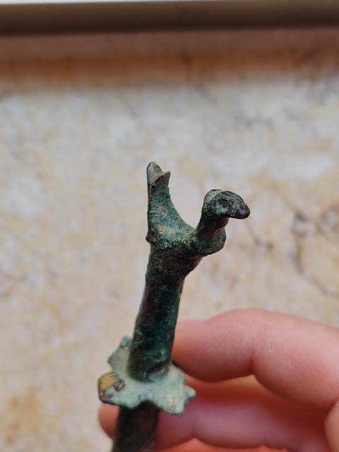 古玩銅器叉型銅件真品鑒賞圖