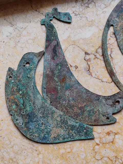 古玩銅器叉型銅件真品鑒賞圖