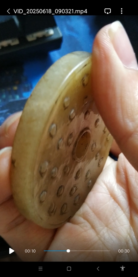 古玩玉器玉璧真品鑒賞圖