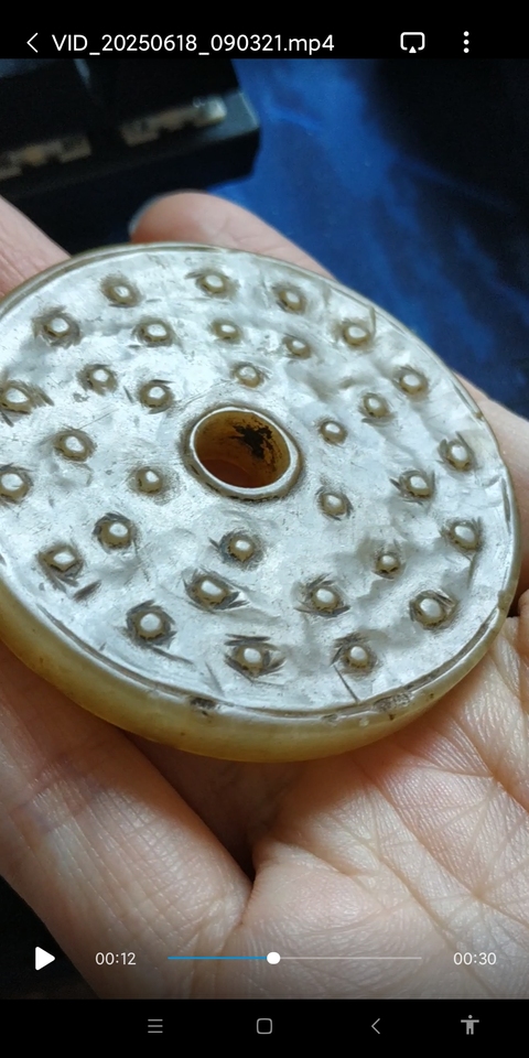 古玩玉器玉璧真品鑒賞圖