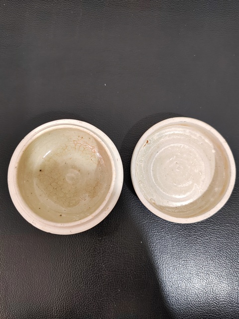 古玩陶瓷安南窯青花粉盒真品鑒賞圖