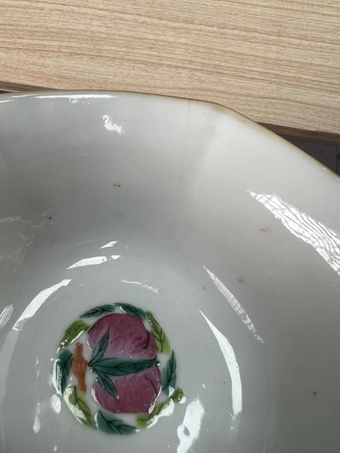 古玩陶瓷粉彩無雙譜人物茶碗真品鑒賞圖