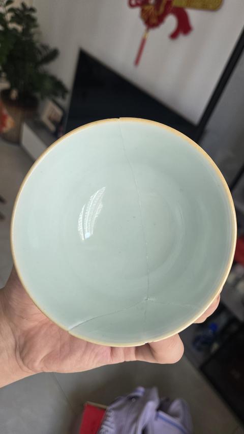 古玩陶瓷清中期青花杯真品鑒賞圖