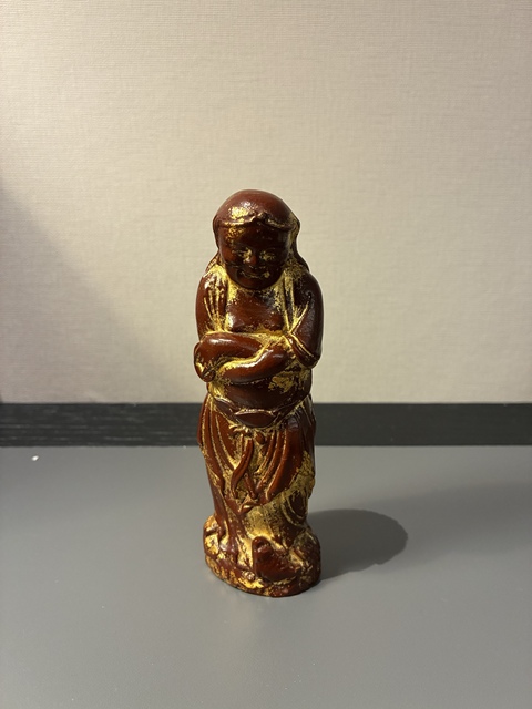 古玩雜項木雕人物真品鑒賞圖