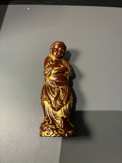 古玩雜項木雕人物真品鑒賞圖