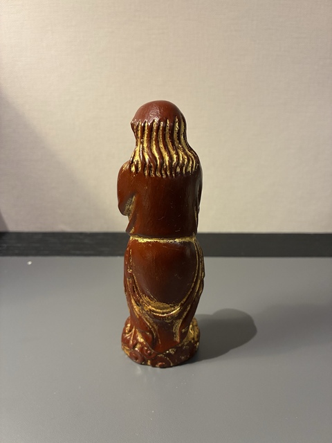 古玩雜項木雕人物真品鑒賞圖