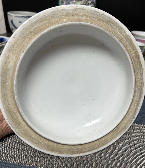 古玩陶瓷晚清礬紅龍紋蓋罐真品鑒賞圖
