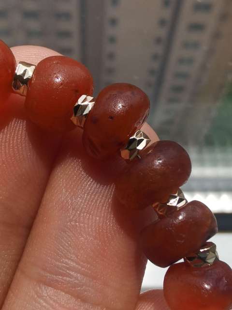 古玩玉器高古瑪瑙手鏈拍賣,當前價格1199元