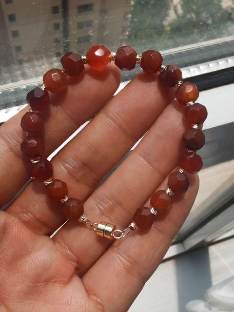 古玩雜項清代瑪瑙手串拍賣，當前價格599元