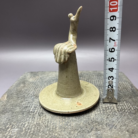 古玩陶瓷影青瓶蓋子真品鑒賞圖
