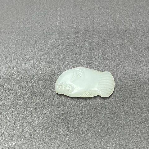古玩陶瓷和田玉鱖魚吊墜真品鑒賞圖