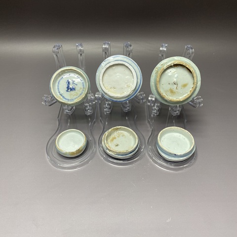 古玩陶瓷青花茶墊真品鑒賞圖
