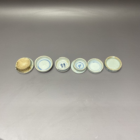 古玩陶瓷青花茶墊真品鑒賞圖