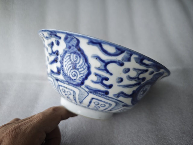 古玩陶瓷青花碗真品鑒賞圖