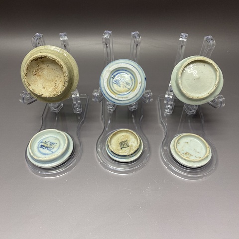 古玩陶瓷明早中經典紋飾青花茶墊/永樂洪武宣德/瓷片/杯墊/標本拍賣,當前價格189元