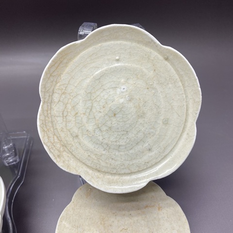 古玩陶瓷宋代影青茶墊/花口/6個(gè)/杯墊底托拍賣，當(dāng)前價(jià)格189元