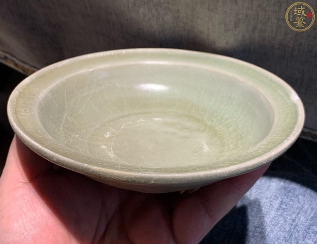 古玩陶瓷宋代·青釉折沿洗 真品鑒賞圖