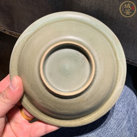 古玩陶瓷宋代·青釉折沿洗 真品鑒賞圖