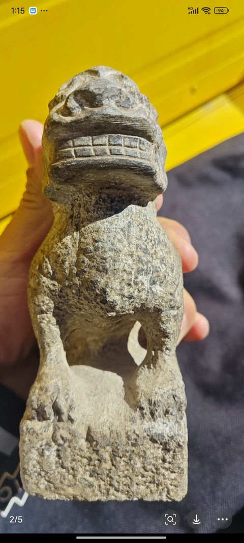 古玩雜項望天吼真品鑒賞圖