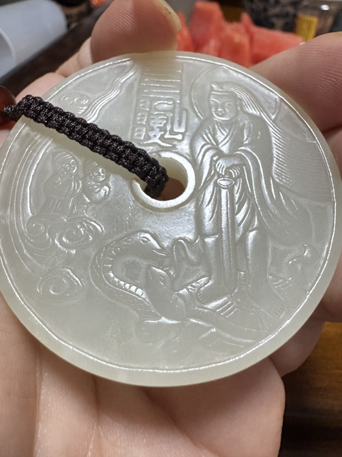 古玩玉器和田玉璧真品鑒賞圖