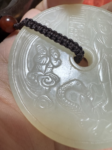 古玩玉器和田玉璧真品鑒賞圖