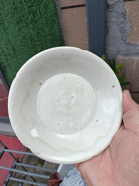 古玩陶瓷館藏級五代十國定窯白瓷葵口洗拍賣，當前價格2980元