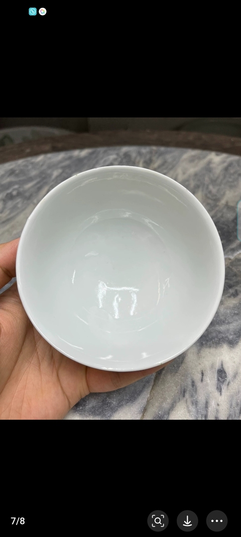 古玩陶瓷綠釉匝道雙龍戲珠紋碗真品鑒賞圖