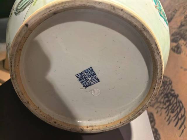 古玩陶瓷粉彩百鹿尊真品鑒賞圖