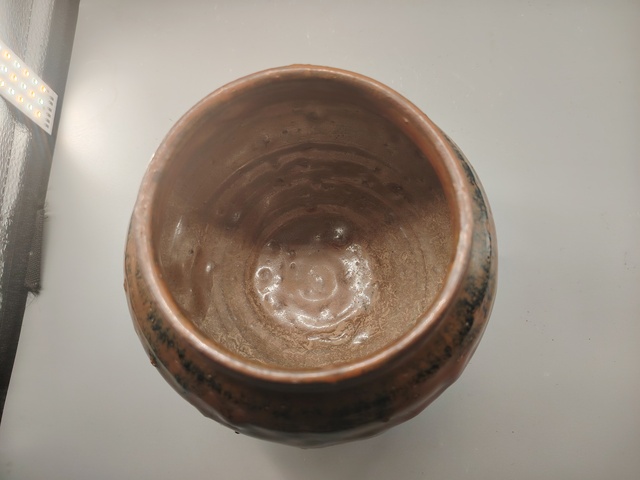 古玩陶瓷窯變黑釉罐真品鑒賞圖