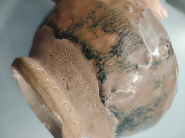 古玩陶瓷窯變黑釉罐真品鑒賞圖