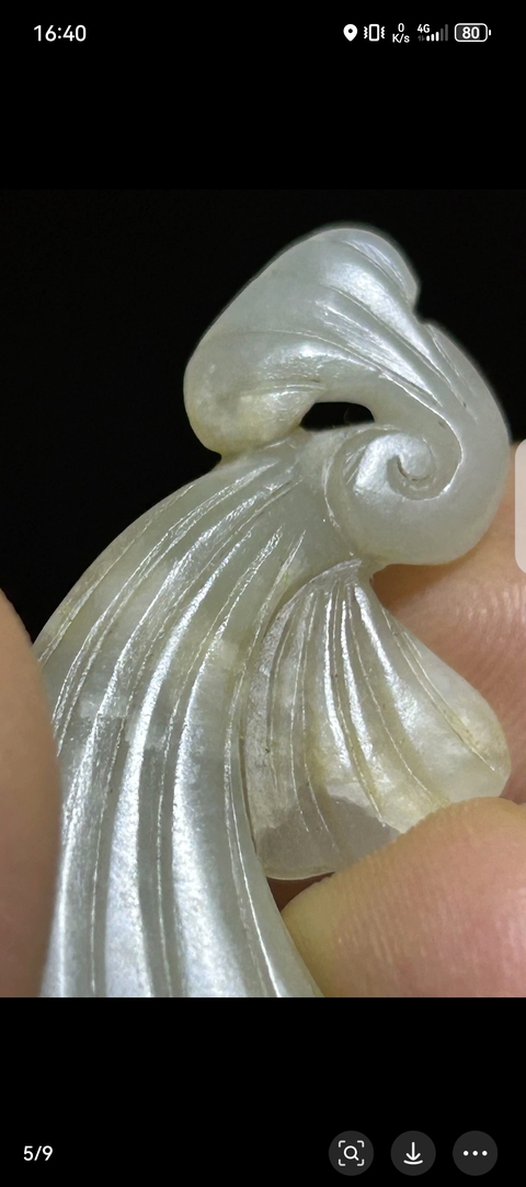 古玩玉器玉墜子真品鑒賞圖