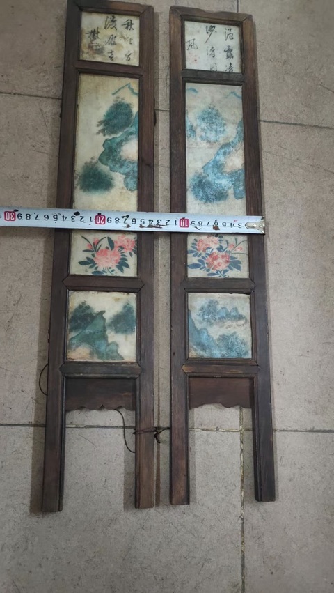 古玩雜項屏風真品鑒賞圖