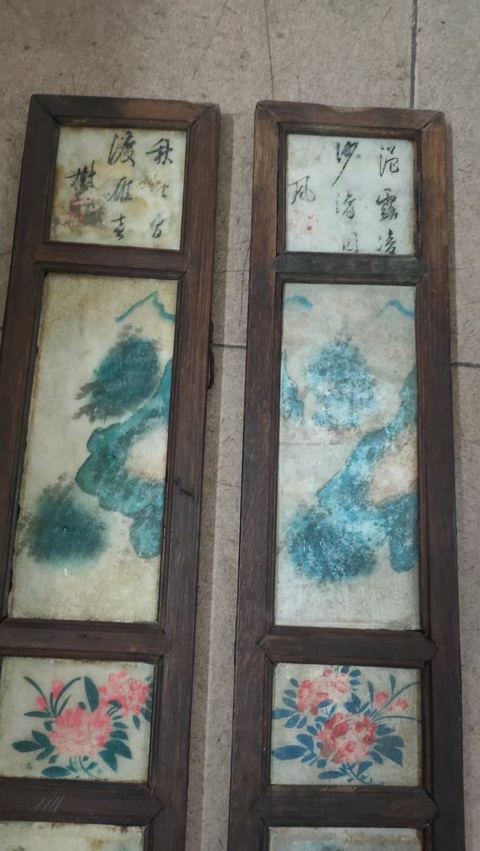 古玩雜項屏風真品鑒賞圖