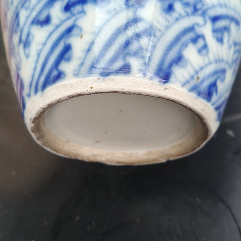 古玩陶瓷青花瓶真品鑒賞圖