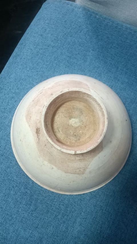 古玩陶瓷北宋影青高足碗真品鑒賞圖