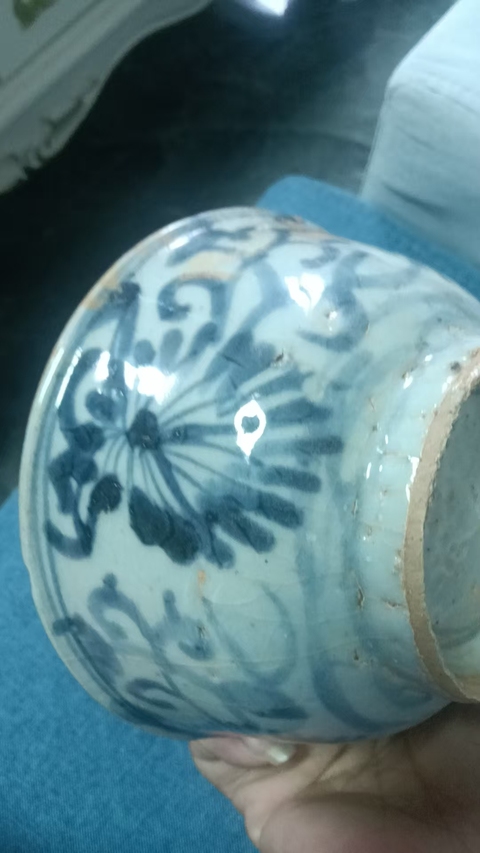 古玩陶瓷菊花碗真品鑒賞圖
