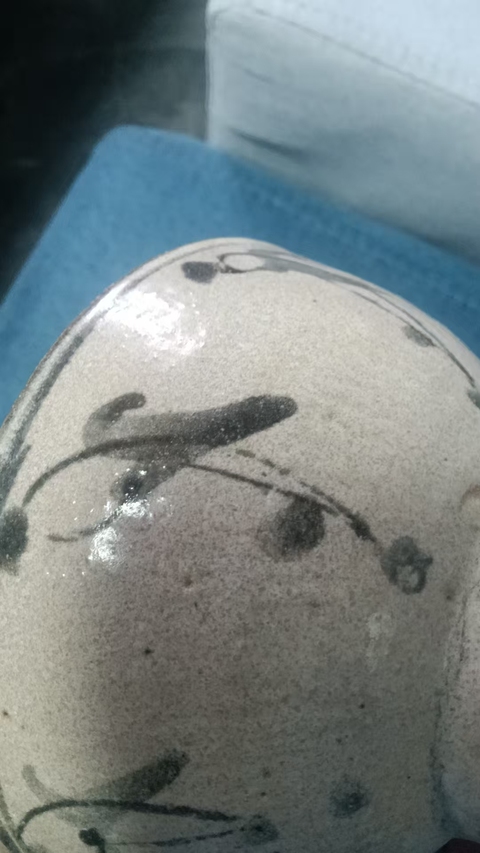 古玩陶瓷舞蹈紋青花碗真品鑒賞圖