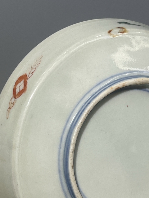古玩陶瓷花鳥紋盤真品鑒賞圖